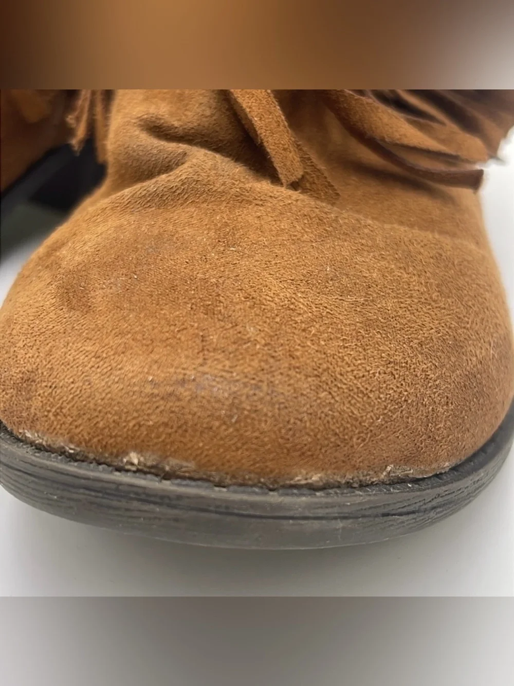 Paris Blues Brown Suede Boots - Kids Size 10